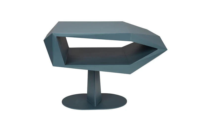 Zuiver Beistelltisch North Space – Schwarz, Kunstharz, 60 × 40 × 40 cm
