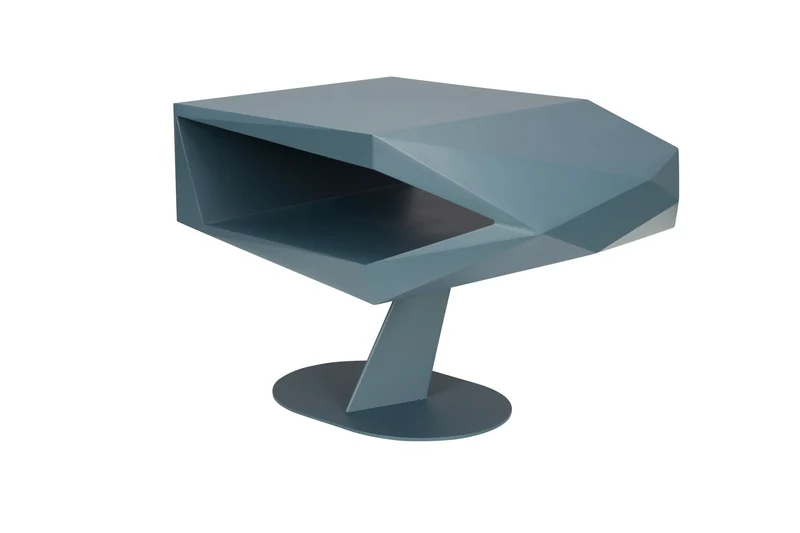 Zuiver Beistelltisch North Space – Schwarz, Kunstharz, 60 × 40 × 40 cm