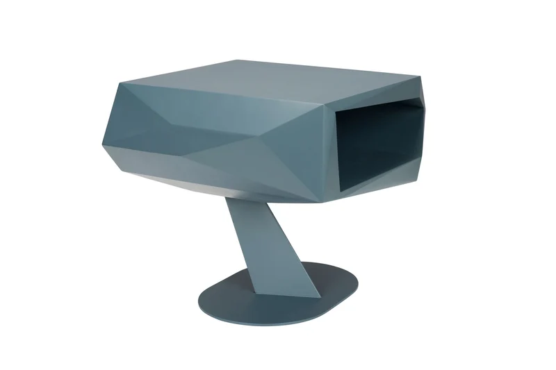 Zuiver Beistelltisch North Space – Schwarz, Kunstharz, 60 × 40 × 40 cm