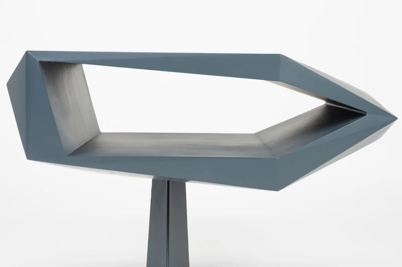 Zuiver Beistelltisch North Space – Schwarz, Kunstharz, 60 × 40 × 40 cm