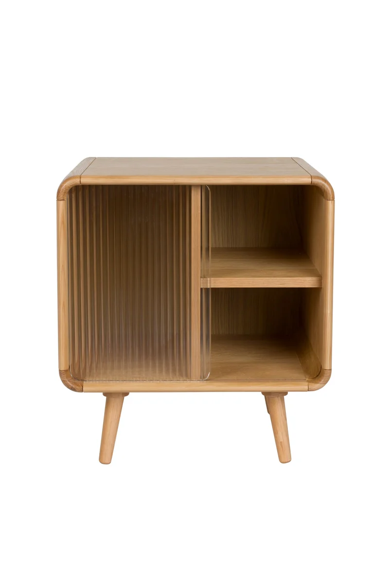 Zuiver Beistelltisch Bed Stand Rise – Natur, Holz, 40 × 50 × 55 cm