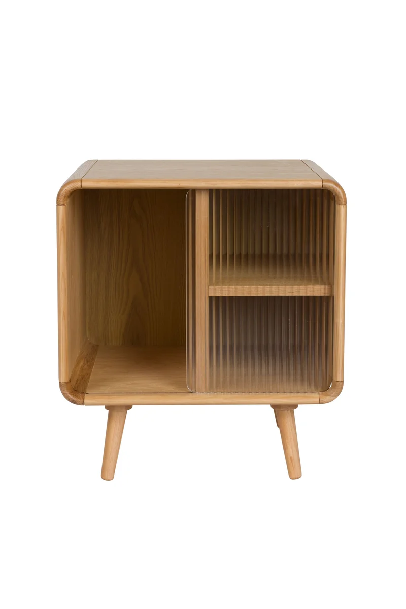 Zuiver Beistelltisch Bed Stand Rise – Natur, Holz, 40 × 50 × 55 cm