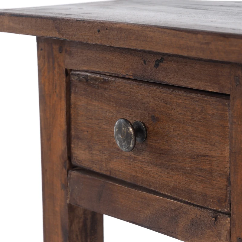 TELEFONTISCH "DRAWER 65" | Mahagoni, 65x31x31 cm | Beistelltisch | Farbe: 02 hellbraun