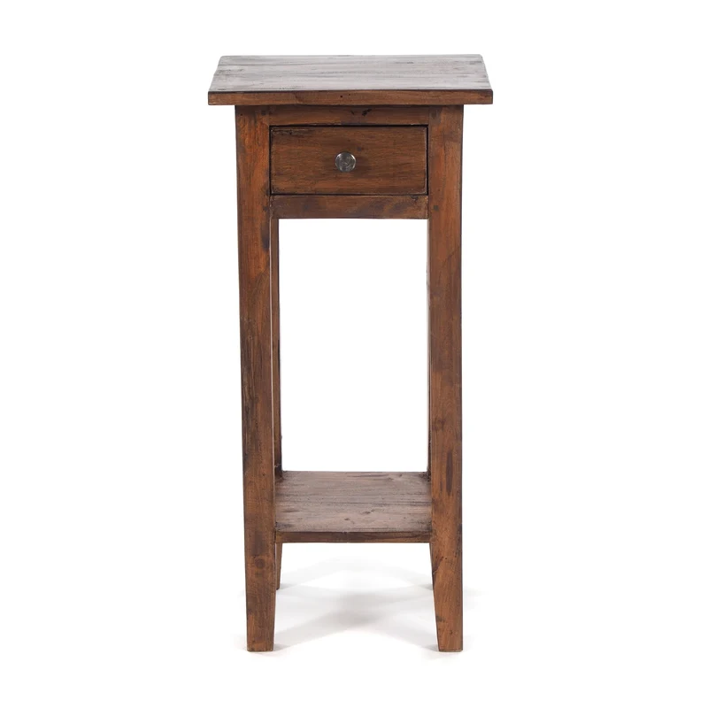 TELEFONTISCH "DRAWER 65" | Mahagoni, 65x31x31 cm | Beistelltisch | Farbe: 02 hellbraun