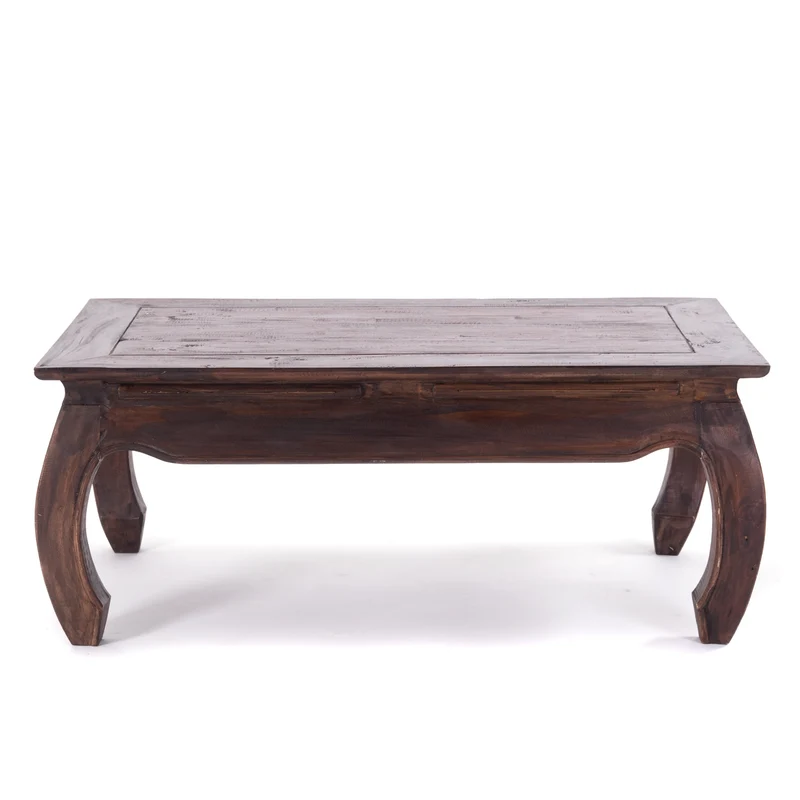 OPIUMTISCH "EAST" | 100x60cm (BxT), Mahagoni | Beistelltisch | Farbe: 03 dunkelbraun
