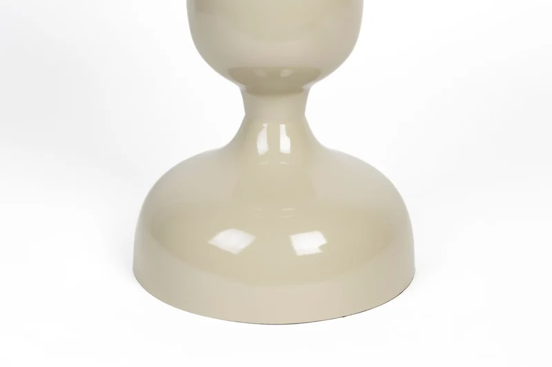 White Label Living Beistelltisch Lars Ivory – Eisen, 31 × 31 × 59 cm
