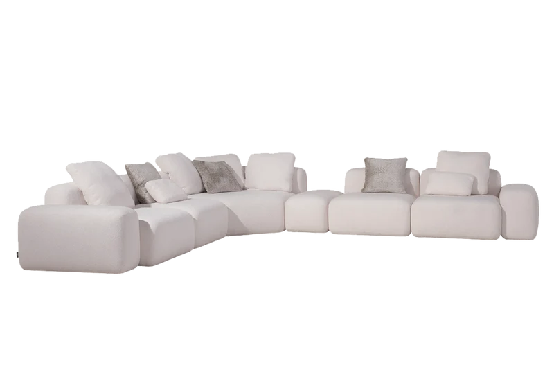 Casa Magna SERENITY Sofa Konfiguration D – 370 × 420 × 74 cm