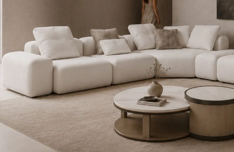 Casa Magna SERENITY Sofa Konfiguration C – 340 × 173 × 74 cm