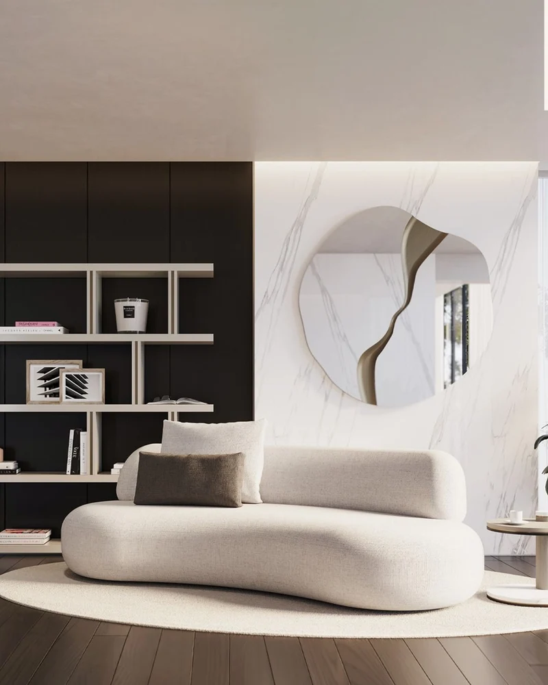 Casa Magna BALANCE Sofa Konfiguration E – 498 × 237 × 77 cm
