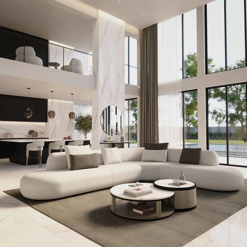 Casa Magna BALANCE Sofa Konfiguration E – 498 × 237 × 77 cm
