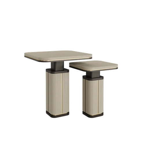 Casa Magna ARDEN Beistelltisch Holz H46 – 35 × 35 × 46 cm