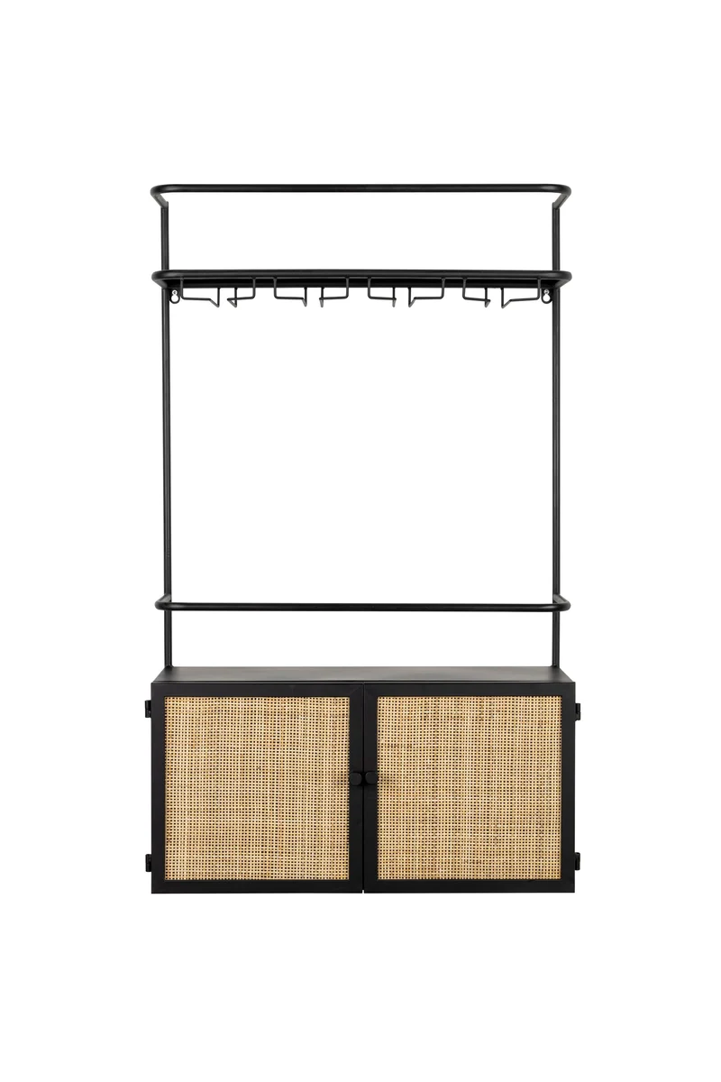 White Label Living Weinregal Guuji – MDF, 18 × 60 × 100 cm