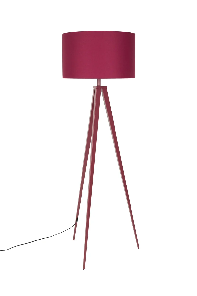 Zuiver Stehleuchte Tripod Marsala – Eisen, 50 × 50 × 157 cm