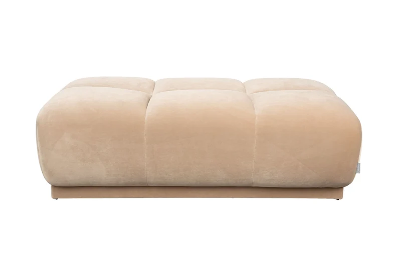 Zuiver Hocker Hazel – Beige, Polyester, 127 × 80 × 38 cm