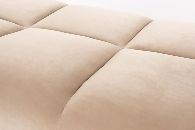 Zuiver Hocker Hazel – Beige, Polyester, 127 × 80 × 38 cm