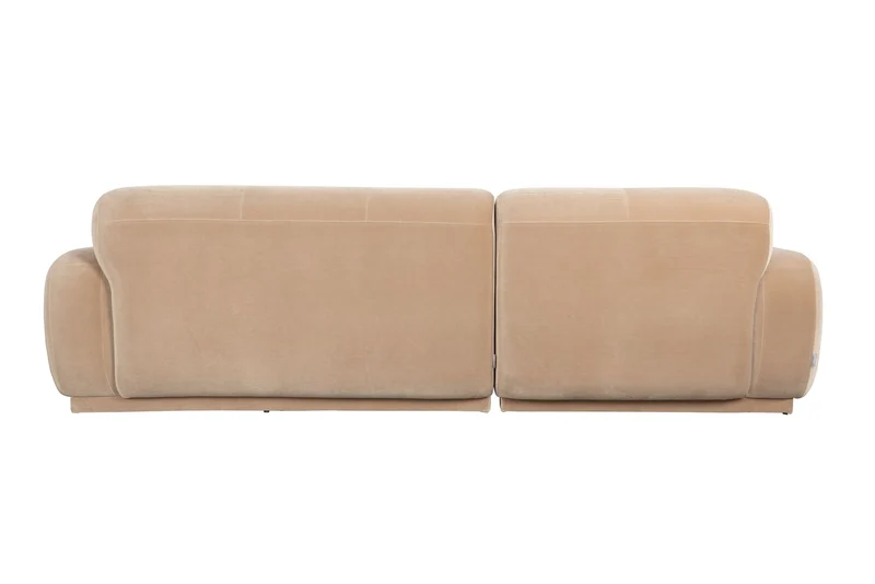 Zuiver Sofa Hazel Left Chaise Longue – Beige, Polyester, 267 × 267 × 76 cm