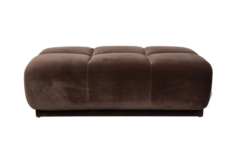 Zuiver Hocker Hazel – Braun, Polyester, 127 × 80 × 38 cm