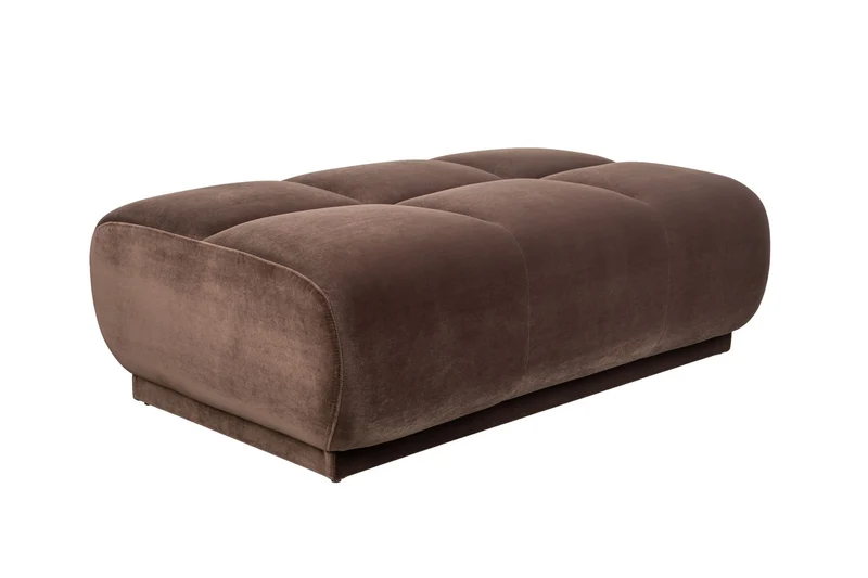 Zuiver Hocker Hazel – Braun, Polyester, 127 × 80 × 38 cm