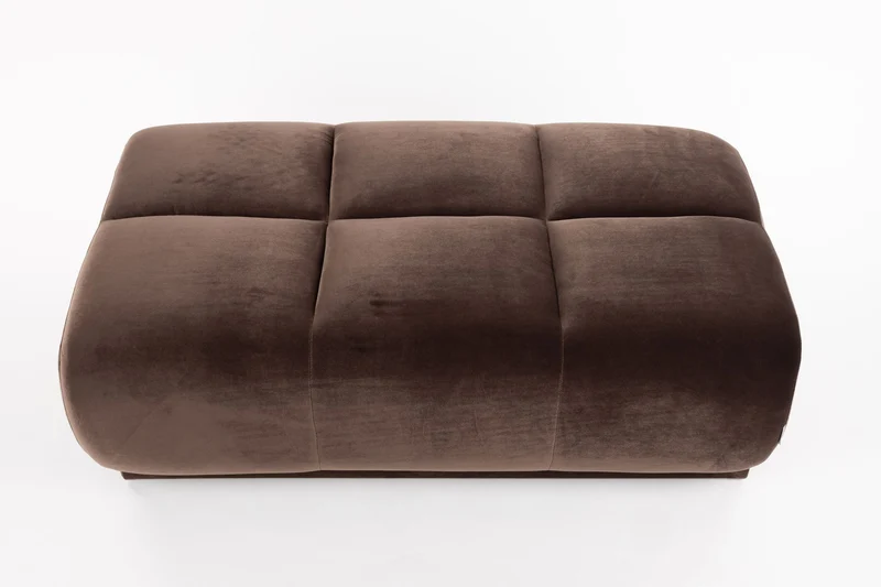 Zuiver Hocker Hazel – Braun, Polyester, 127 × 80 × 38 cm