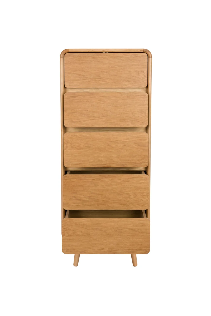 Zuiver Schrank Rise – Natur, Massives Eschenholz, 40 × 45 × 112 cm