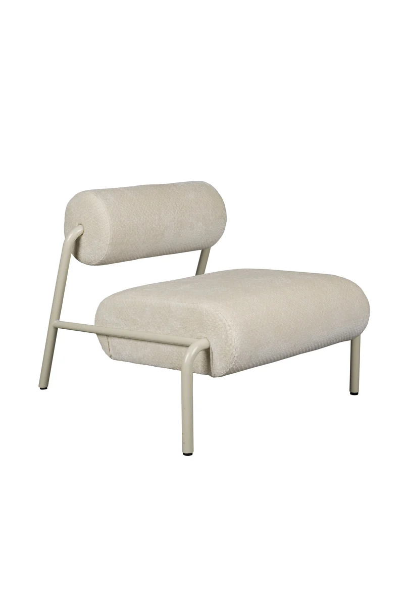 Zuiver Loungesessel Lekima – Off-White, Stoff, 93 × 87 × 70 cm
