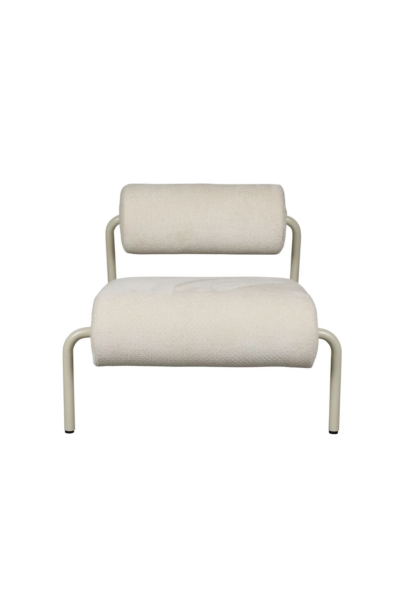 Zuiver Loungesessel Lekima – Off-White, Stoff, 93 × 87 × 70 cm