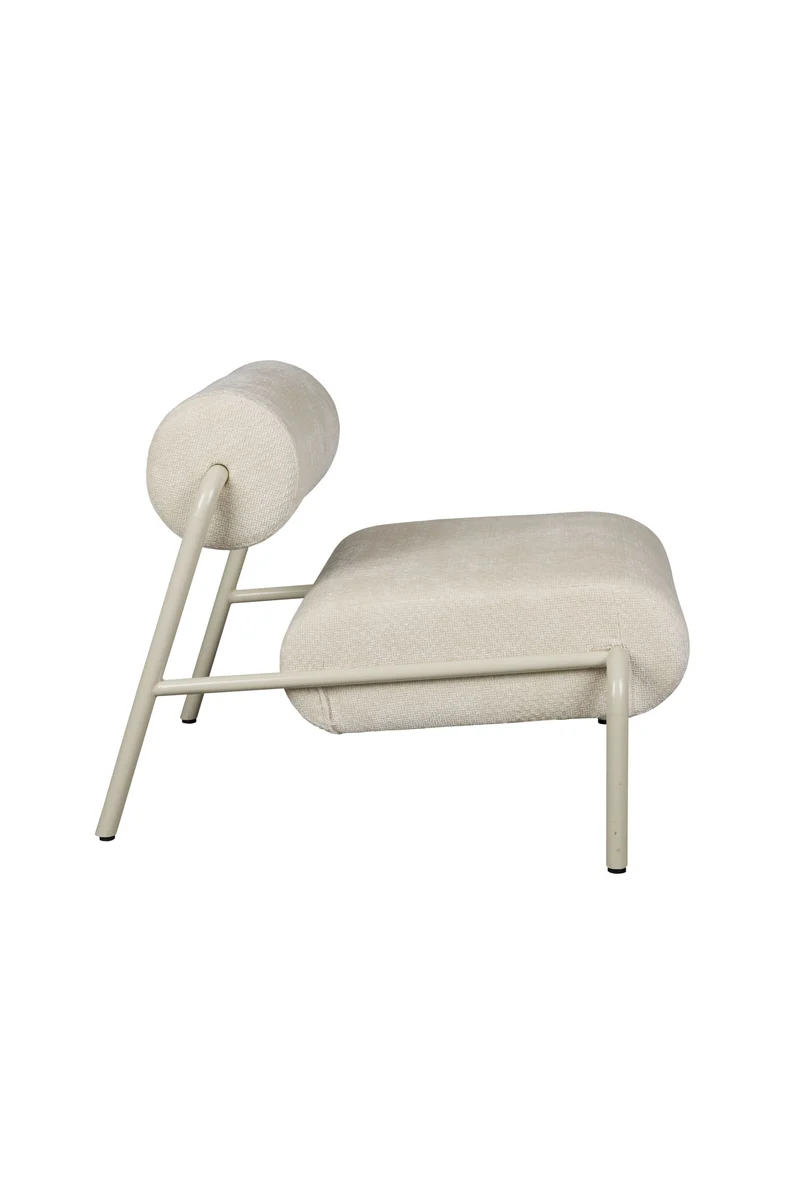 Zuiver Loungesessel Lekima – Off-White, Stoff, 93 × 87 × 70 cm