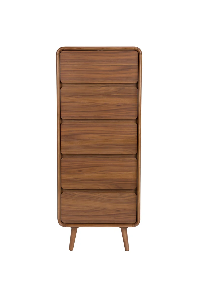 Zuiver Schrank Rise – Nussbaum, Massives Eschenholz, 40 × 45 × 112 cm