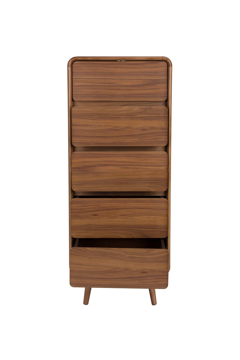 Zuiver Schrank Rise – Nussbaum, Massives Eschenholz, 40 × 45 × 112 cm