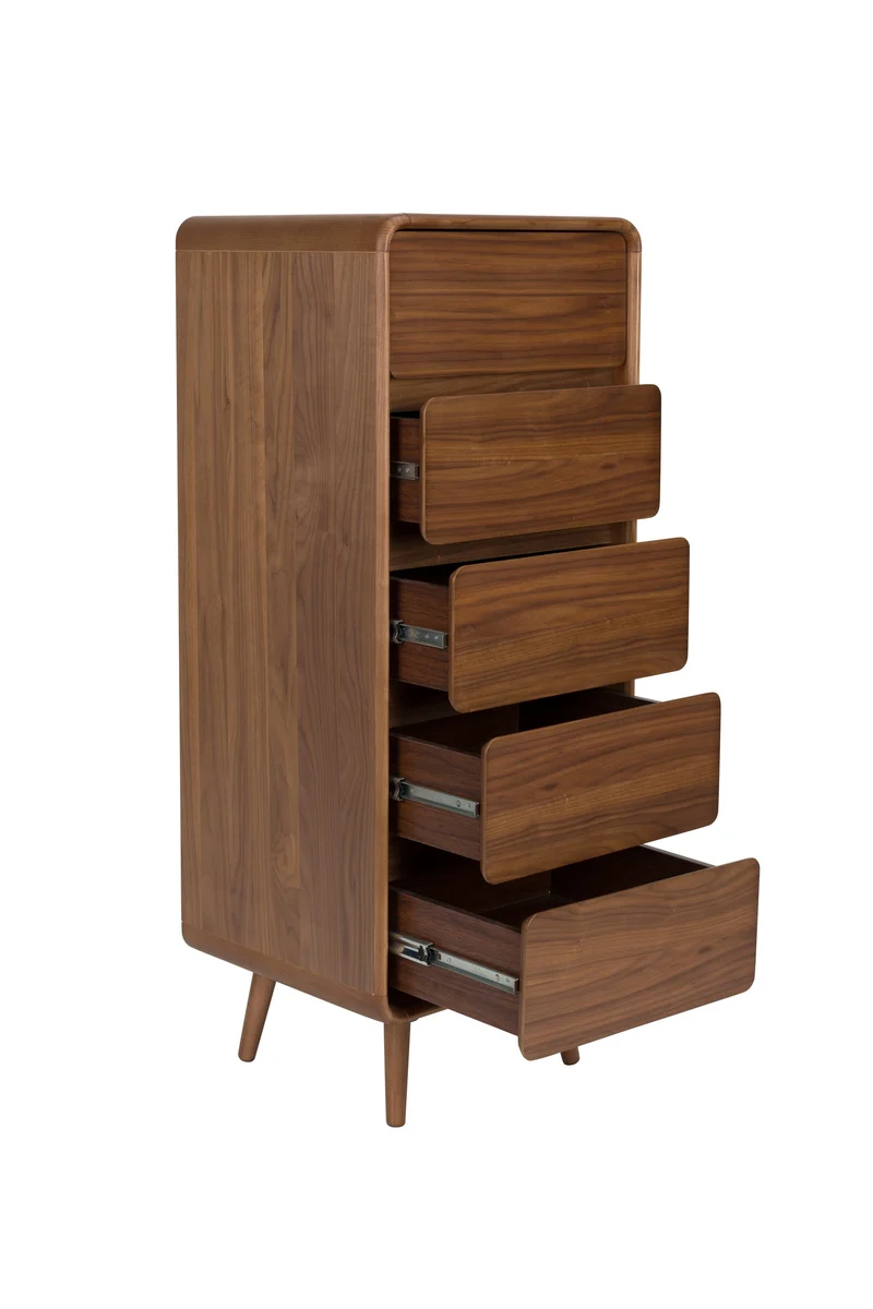 Zuiver Schrank Rise – Nussbaum, Massives Eschenholz, 40 × 45 × 112 cm