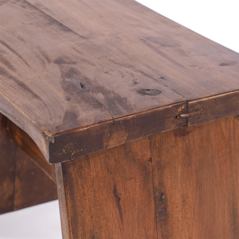 SITZBÄNKCHEN "SCHEMEL 40" | Mahagoni, 31x40x25cm | Fußhocker | Farbe: 02 hellbraun