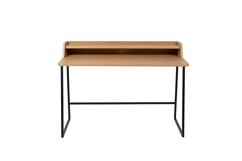 White Label Living Schreibtisch Table Giorgio – Natur, Holz, 120 × 60 × 88 cm
