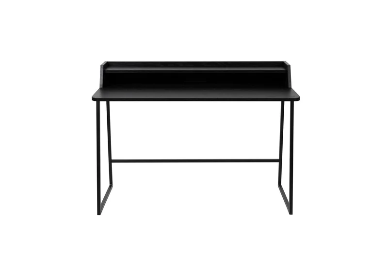 White Label Living Schreibtisch Table Giorgio – Schwarz, Holz, 120 × 60 × 88 cm