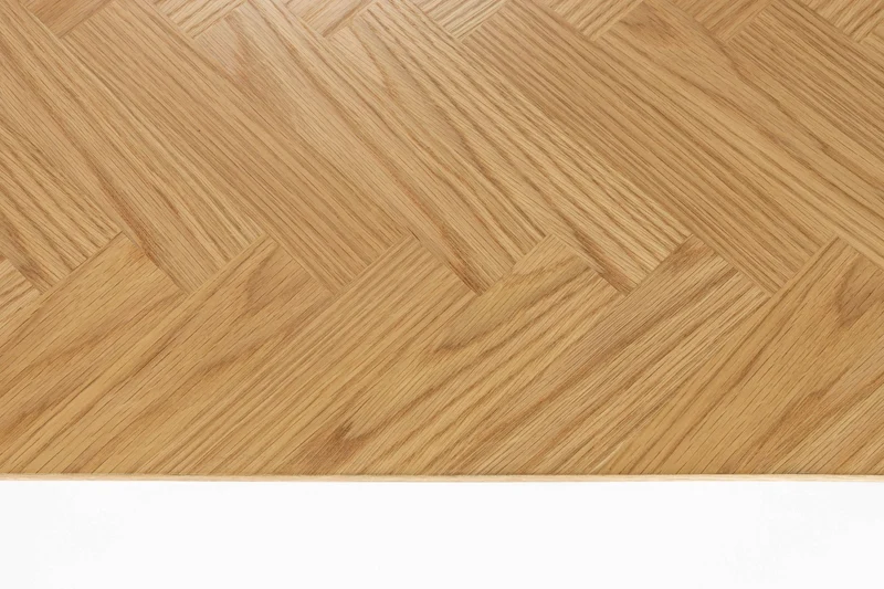 White Label Living Konsolentisch Fabio 120 × 40 – Natur, Massives Eichenholz