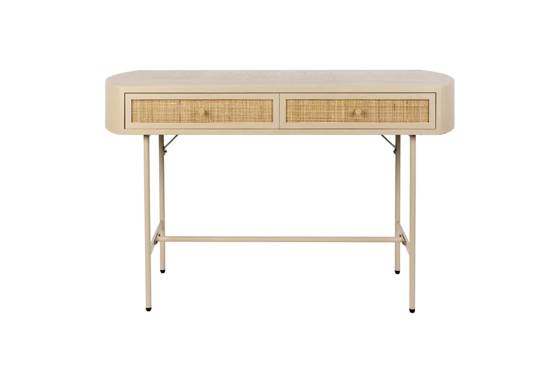 White Label Living Konsolentisch Amaya 2dr – Beige, Holz
