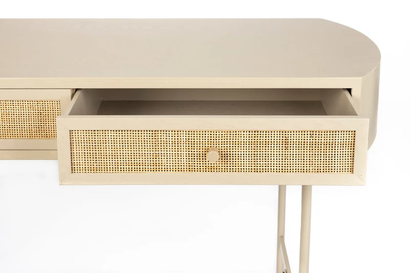 White Label Living Konsolentisch Amaya 2dr – Beige, Holz