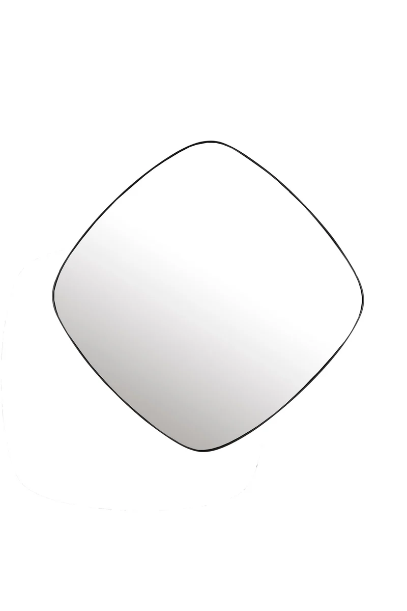 White Label Living Spiegel Mila – Metall, 50 × 50 × 4 cm