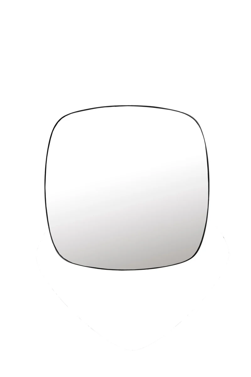 White Label Living Spiegel Mila – Metall, 50 × 50 × 4 cm