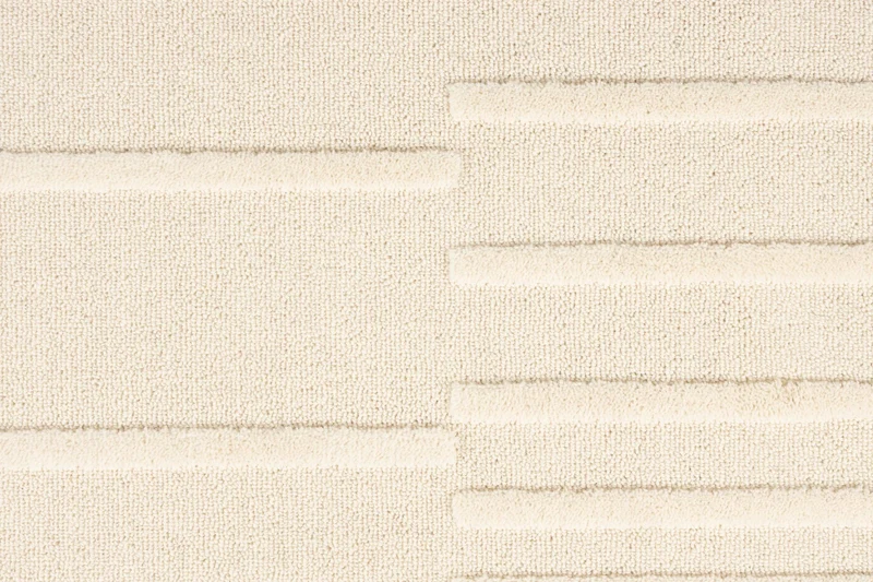 Zuiver Teppich Crossing 160 × 230 cm Beige – Beige, Wolle