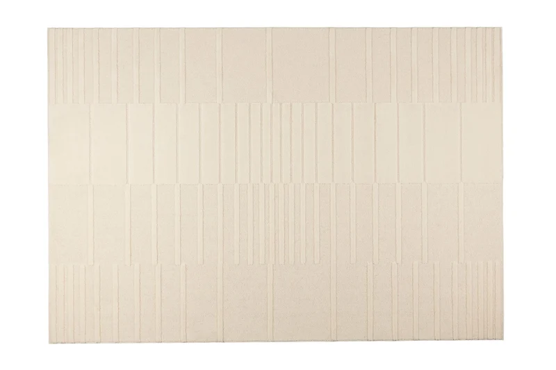 Zuiver Teppich Crossing 200 × 300 cm Beige – Beige, Wolle