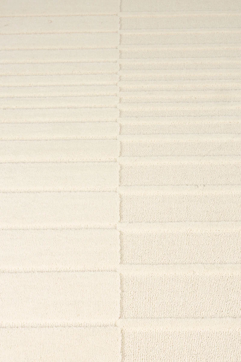 Zuiver Teppich Crossing 200 × 300 cm Beige – Beige, Wolle