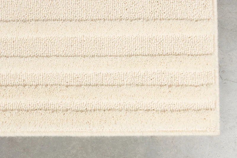 Zuiver Teppich Crossing 200 × 300 cm Beige – Beige, Wolle