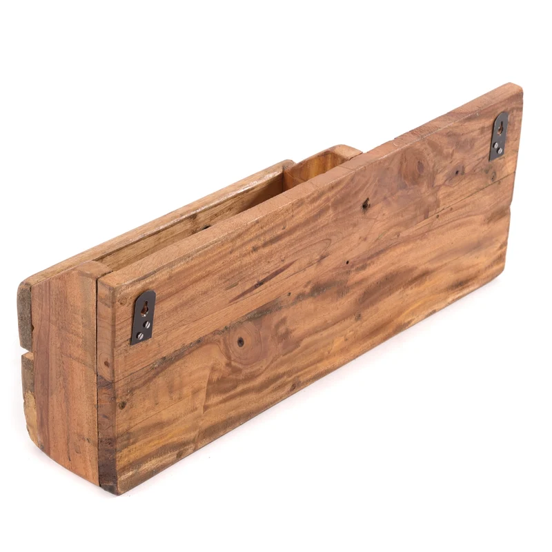 SCHLÜSSELBRETT "LINO" | mit 3 Haken | Holz Wandgarderobe