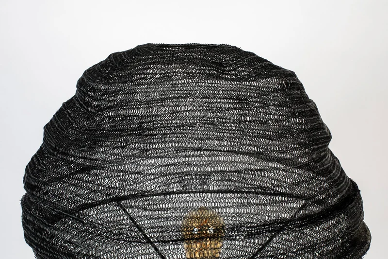 White Label Living Stehleuchte Lena – Schwarz, Eisen, 51 × 51 × 154 cm