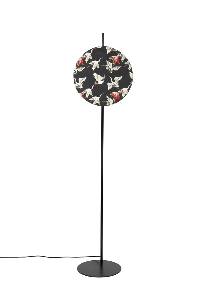 White Label Living Stehleuchte Jaylee – Metall, 30 × 39 × 158 cm