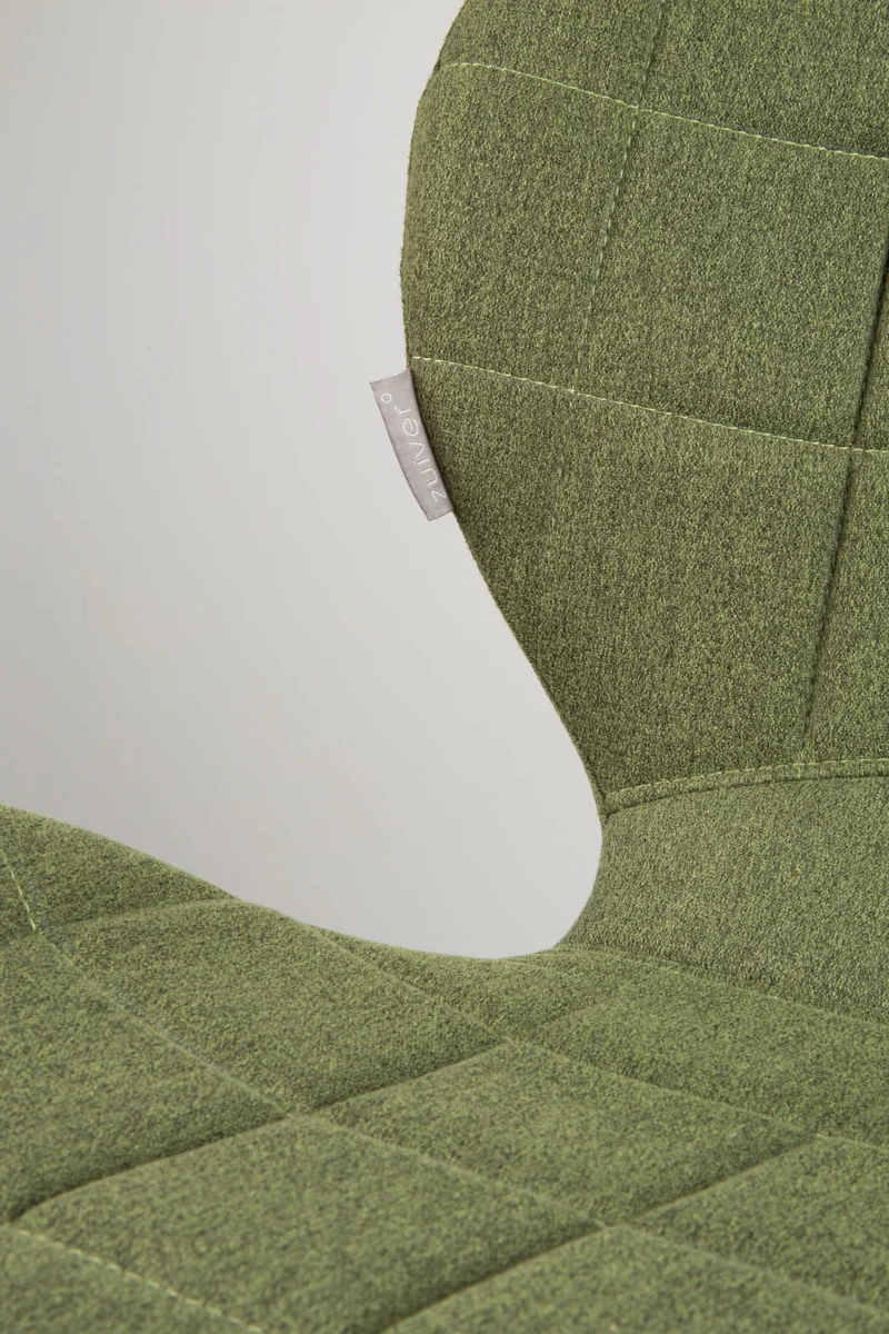 Zuiver Stuhl Omg – Grün, Stoff, 59 × 51 × 79 cm, 2er-Set