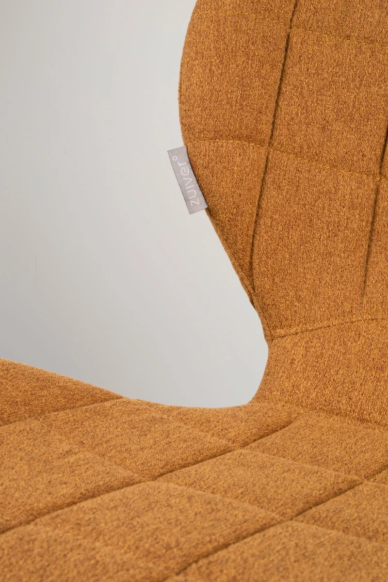Zuiver Stuhl Omg – Camel, Stoff, 59 × 51 × 79 cm, 2er-Set