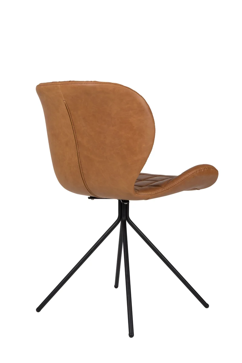 Zuiver Stuhl Omg Ll – Braun, Stoff, 59 × 51 × 79 cm, 2er-Set