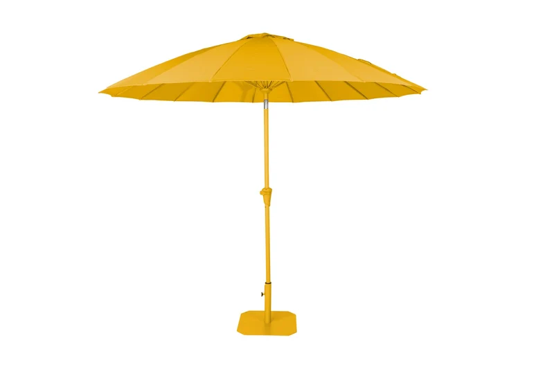 Zuiver Wohnaccessoire Sunbrella Sunshine Set – Gelb, Polyester, 250 × 250 × 235 cm
