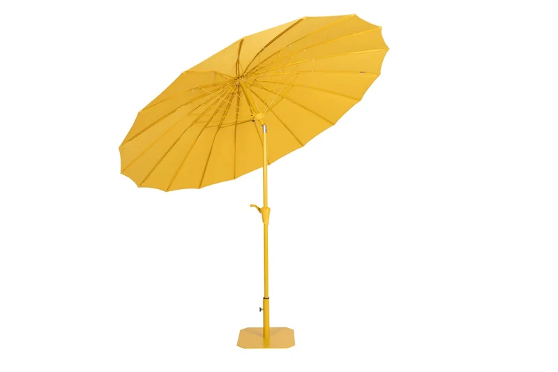 Zuiver Wohnaccessoire Sunbrella Sunshine Set – Gelb, Polyester, 250 × 250 × 235 cm